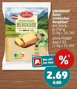 PENNY LINDENHOF Österreichischer Bergkäse Angebot