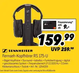 MEDIMAX Sennheiser Fernseh-Kopfhörer RS 175-U Angebot