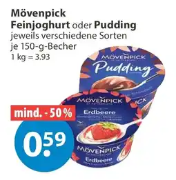 V Markt Mövenpick Feinjoghurt oder Pudding Angebot