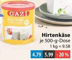 V Markt GAZI Hirtenkäse Angebot