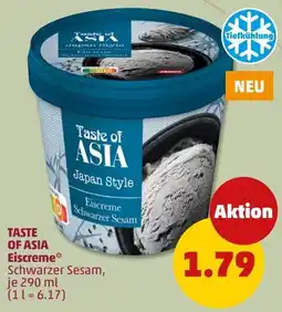 PENNY Taste of ASIA Eiscreme Schwarzer Sesam Angebot