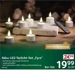 Selgros Akku-LED Teelicht-Set „Fyra“ Angebot
