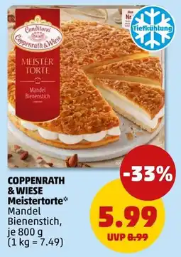 PENNY COPPENRATH & WIESE Meistertorte Mandel Bienenstich Angebot