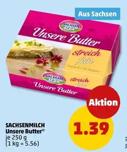 PENNY SACHSENMILCH Unsere Butter* Angebot
