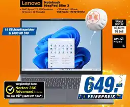 Expert Lenovo Notebook IdeaPad Slim 3 Angebot