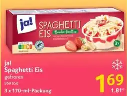 Selgros ja! Spaghetti Eis Angebot