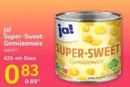 Selgros ja! Super-Sweet Gemüsemais Angebot