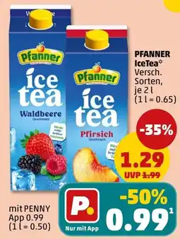 PENNY Pfanner IceTea Angebot
