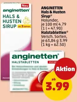 PENNY anginettten Halstabletten Angebot