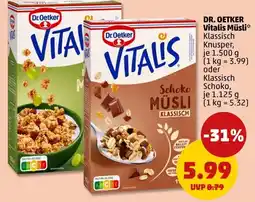 PENNY Dr. Oetker Vitalis Müsli Angebot