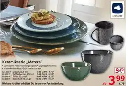 Selgros Keramikserie „Matera“ LEONARDO Angebot