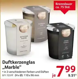 Selgros Duftkerzenglas „Marble“ Angebot