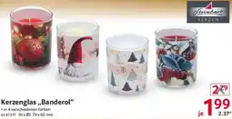 Selgros Steinhart Kerzen Kerzenglas „Banderol“ Angebot