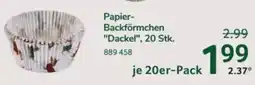 Selgros Papier-Backförmchen "Dackel" Angebot