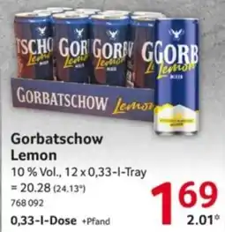 Selgros Gorbatschow Lemon Angebot