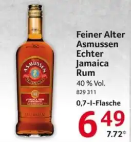 Selgros Feiner Alter Asmussen Echter Jamaica Rum Angebot