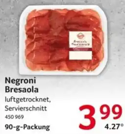 Selgros Negroni Bresaola Angebot
