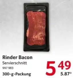 Selgros Rinder Bacon Angebot