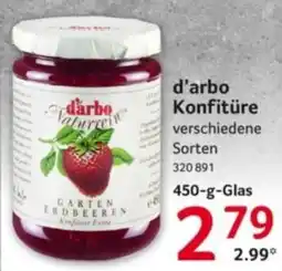 Selgros d'arbo Konfitüre Angebot