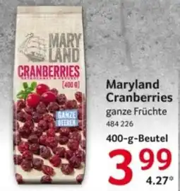 Selgros Maryland Cranberries Angebot