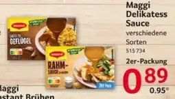 Selgros Maggi Delikatess Sauce Angebot