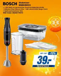 Expert BOSCH Stabmixer MSM4B6V2 Angebot