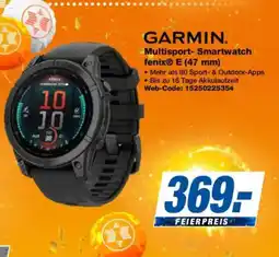 Expert GARMIN Multisport-Smartwatch fenix® E (47 mm) Angebot