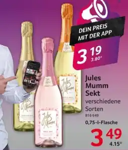 Selgros Jules Mumm Sekt Angebot