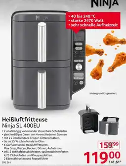 Selgros Heißluftfritteuse Ninja SL 400EU Angebot