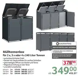 Selgros Mülltonnenbox Angebot
