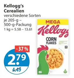 V Markt Kellogg's Cerealien Angebot