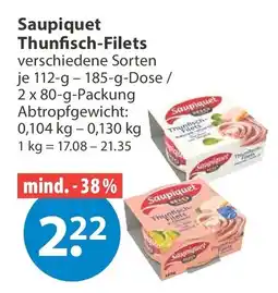 V Markt Saupiquet Thunfisch-Filets Angebot