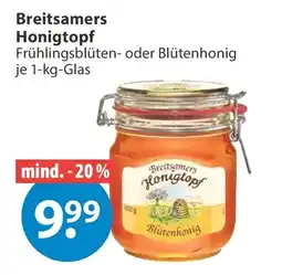 V Markt Breitsamers Honigtopf Blütenhonig Angebot
