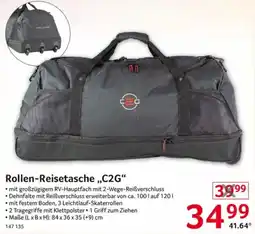 Selgros Rollen-Reisetasche „C2G“ Angebot