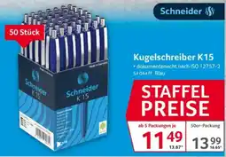 Selgros Schneider Kugelschreiber K15 Angebot