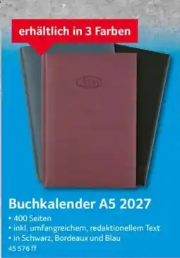 Selgros Buchkalender A5 2027 Angebot