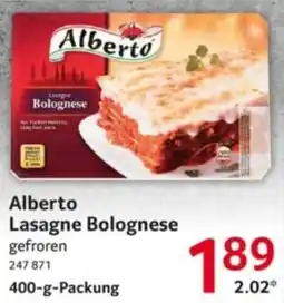 Selgros Alberto Lasagne Bolognese Angebot