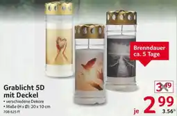 Selgros Grablicht 5D mit Deckel Angebot