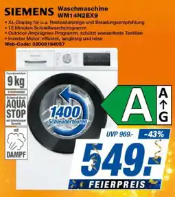 Expert SIEMENS Waschmaschine WM14N2EX9 Angebot