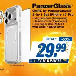 Expert PanzerGlass CARE by PanzerGlass 3-in-1 Set iPhone 17 Pro Angebot