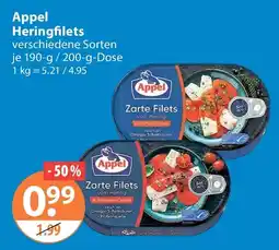 V Markt Appel Heringfilets Angebot