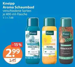 V Markt Kneipp Aroma Schaumbad Angebot