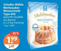 V Markt Scheller Mühle Mehlnzauber Weizenmehl Angebot