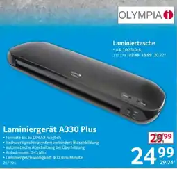 Selgros Laminiergerät A330 Plus Angebot