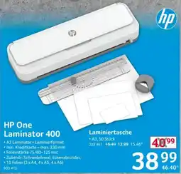 Selgros HP One Laminator 400 Angebot