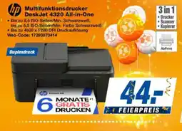 Expert hp Multifunktionsdrucker DeskJet 4320 All-in-One Angebot