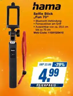 Expert hama Selfie Stick "Fun 70" Angebot