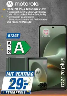 Expert motorola RAZR 70 Plus MOUNTAIN VIEW Angebot