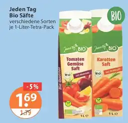 V Markt Jeden Tag Bio Säfte Angebot