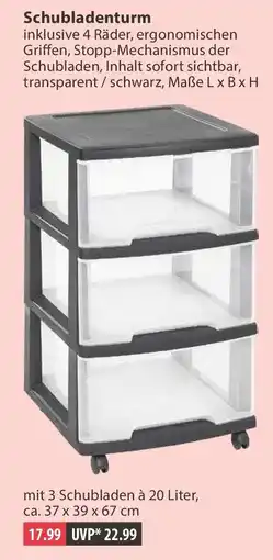 V Markt Schubladenturm Angebot